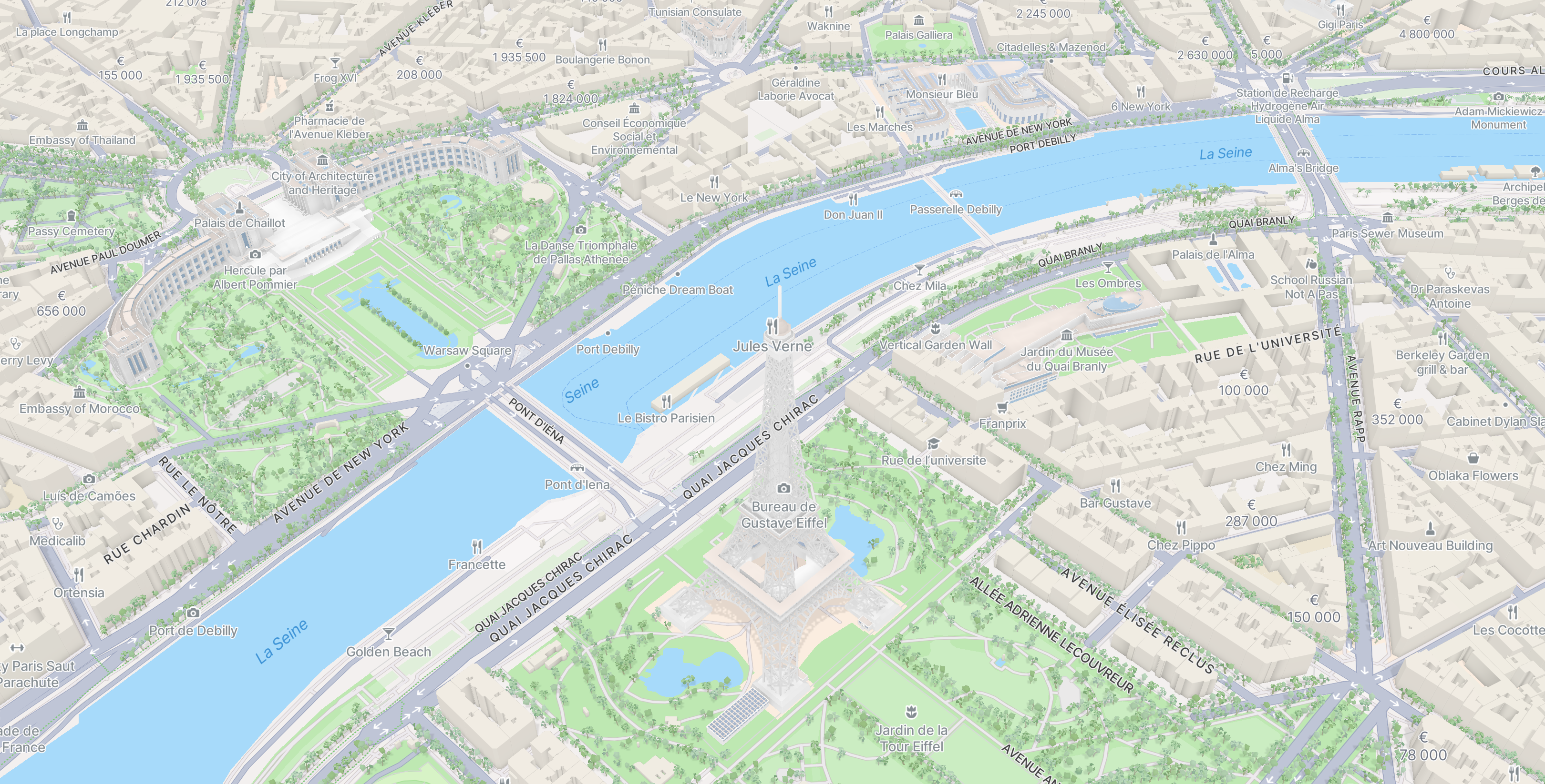 Visualisation 3D des bâtiments DeepCity